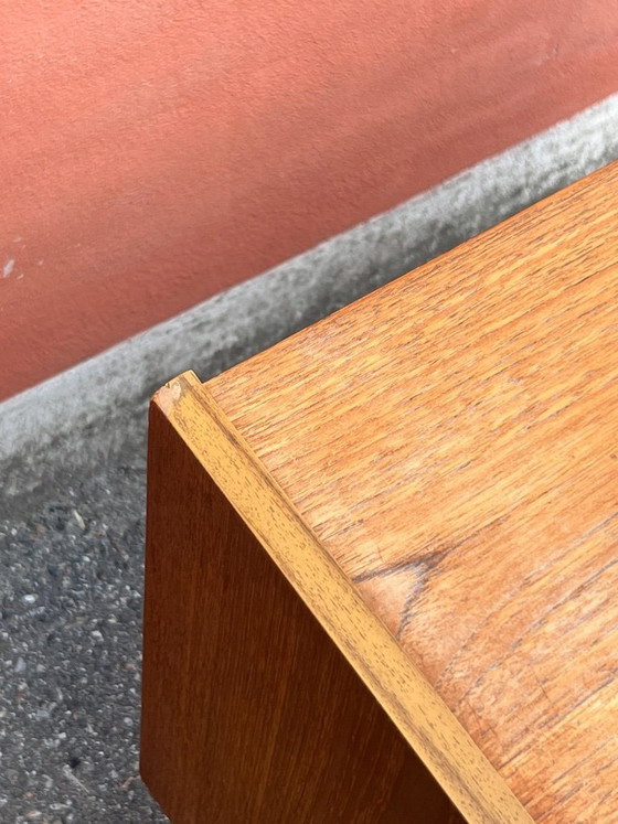 Image 1 of Cassettiera/comodino vintage danese in teak, stile Mid-Century Modern, anni '60.