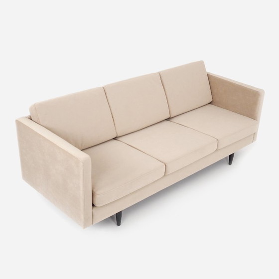 Image 1 of Sofa ALTA beige Velours, skandinavisches Design