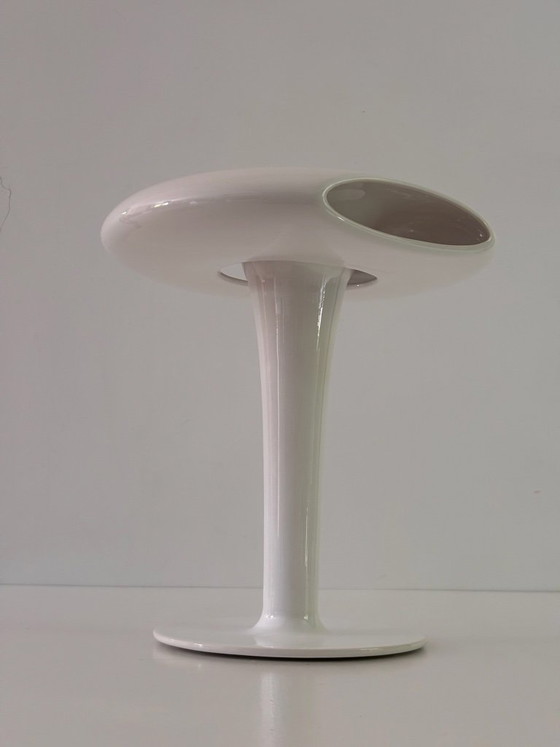 Image 1 of Marc Newson Sci-Fi Vase for Cor Unum, 1993, White Glazed Ceramic, New in Original Box, Signed