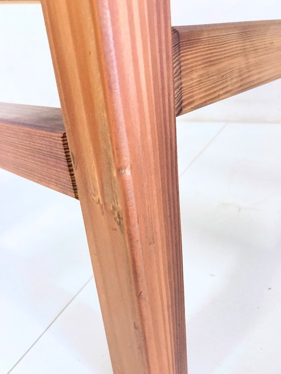 Image 1 of Sedia danese in legno di pino con rivestimento di Vagn M. Fuglsang, design anni '60-'70
