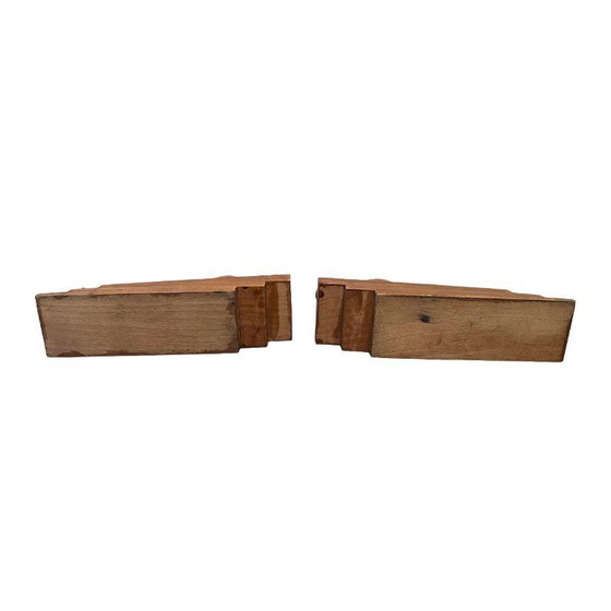 Sujetalibros de madera estilo Art Déco con tigres – Objetos decorativos, Wood (photo 4 of 5)