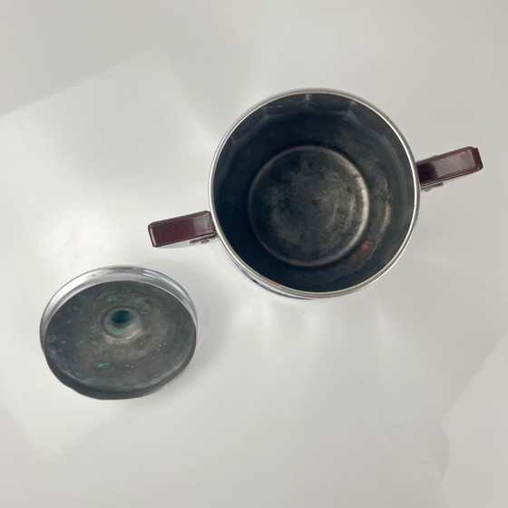 Image 1 of Art Deco koffieset, koffiepot en suikerpot, 1930/40