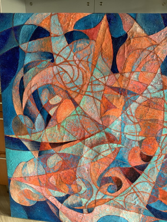 Image 1 of Painting Bargemon Provence.