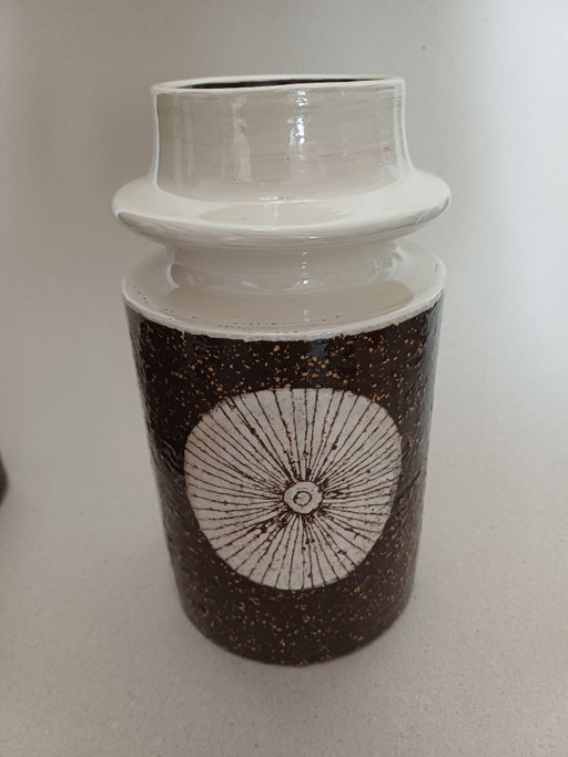 Vase en céramique Mari Simmulson « Aster » pour Uppsala-Ekeby, Suède, années 1960 – vazen, Ceramic
