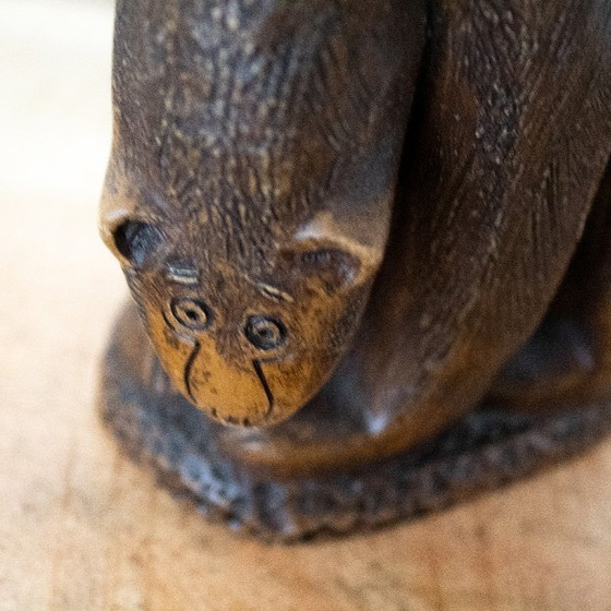 Image 1 of Vintage Boma Canada bear figurine: heavy resin bear