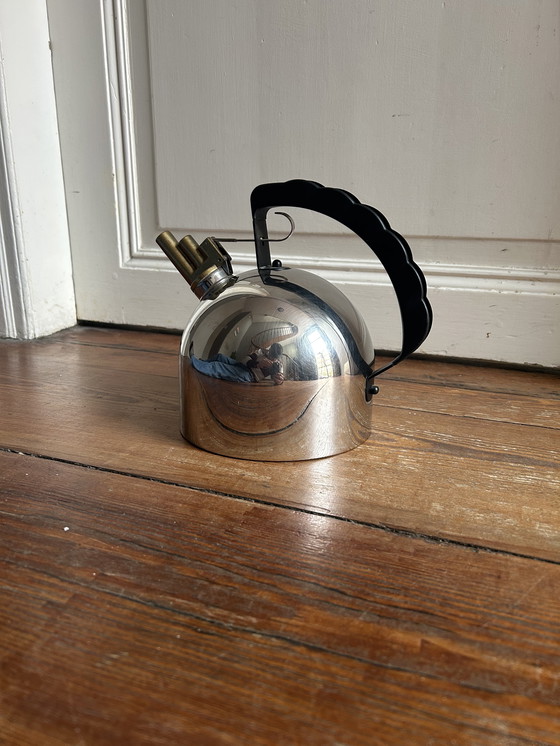 Image 1 of Vintage Alessi 9091 waterkoker – designklassieker van Richard Sapper (jaren 80)