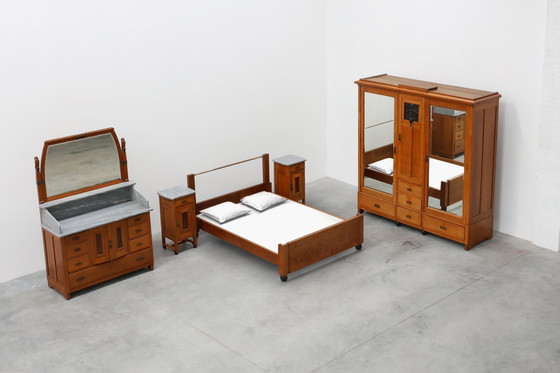 Image 1 of Armoire, commode ou buffet à miroir Art Nouveau par Geo Verbanck, Belgique, années 1920