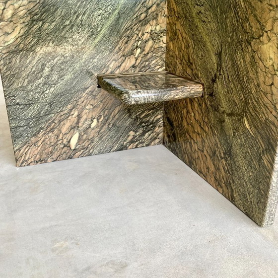 Image 1 of Tavolino da caffè di design italiano in marmo siciliano di grandi dimensioni