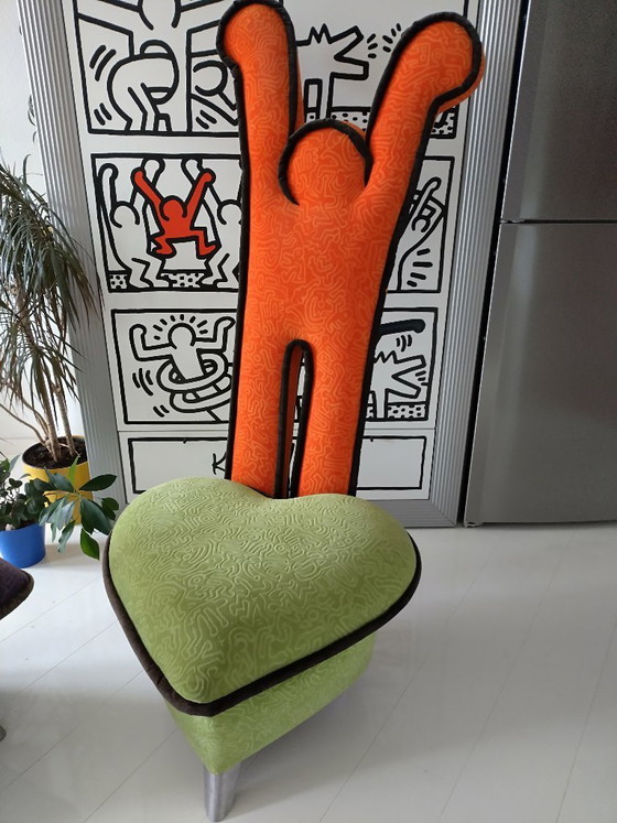 Image 1 of Bretz/Kultsofa, Keith Haring Design-Stuhl, Orange
