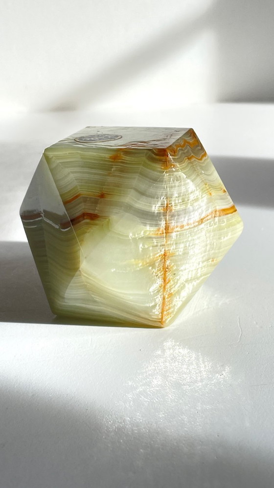 Image 1 of Vintage Onyx Paperweight
