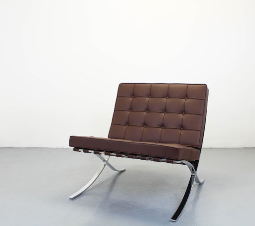 Barcelona Knoll Brown Tobacco Leather Mies Van Der Rohe Knoll Seats – loveseats