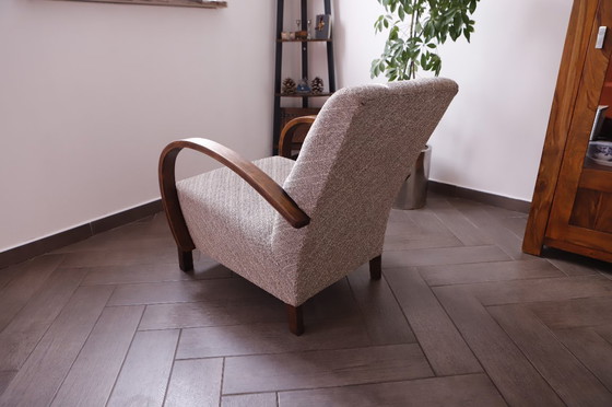 Image 1 of Halabala fauteuil - Type C, Iconisch Tsjecho-Slowaaks ontwerp uit de jaren 1950
