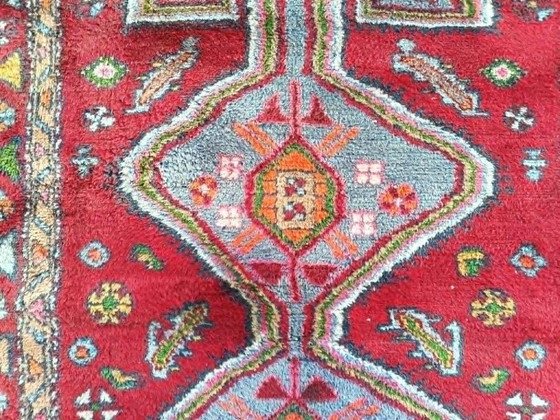 Image 1 of Alfombra persa Khamseh hecha a mano