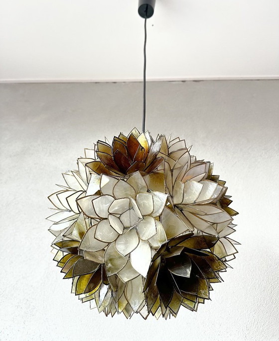 Image 1 of Vintage capiz hanglamp