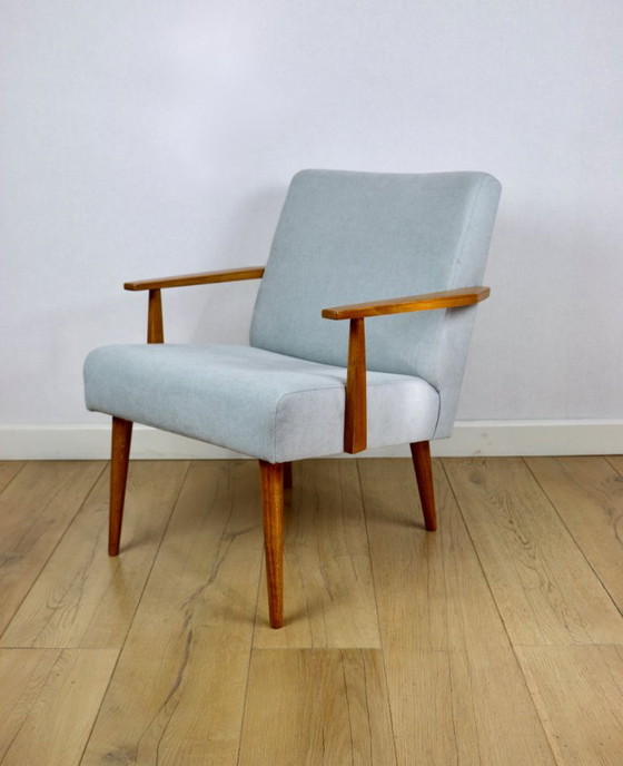 Poltrona vintage con braccioli in stile loft - Cielo blu – Axel Concept, Poltrone, Wood (photo 4 of 9)