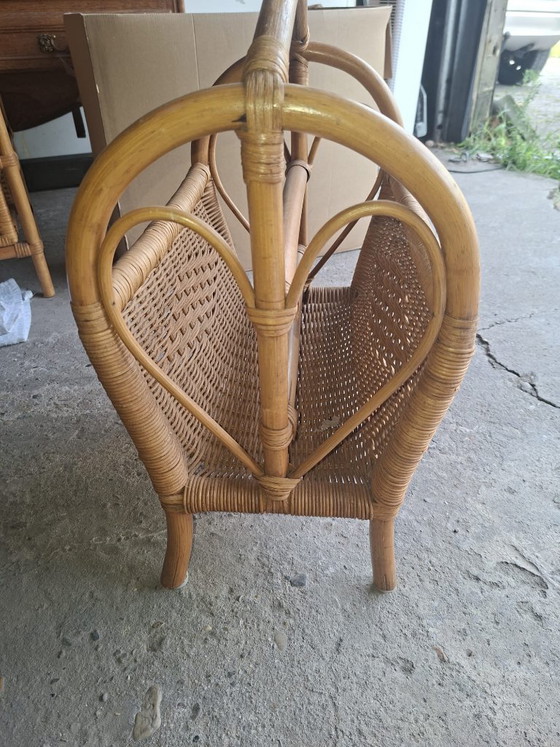Bohemian Vintage Set – Opbergkast, Rattan, Bamboo (photo 13 of 15)