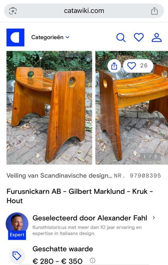 Image 1 of Círculo de diseño Zweedse de los años 60, Gilbert Marklund para Furunickarn