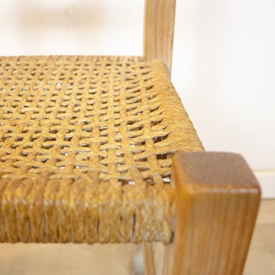 Image 1 of Woven Seat Ibiza Style Chair, Spain, 1970s