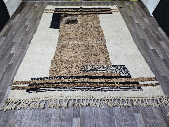 Alfombra bereber marroquí hecha a mano, de elaboración tradicional, tamaño 200/300 cm. – Ahrend, Wool (photo 6 of 7)