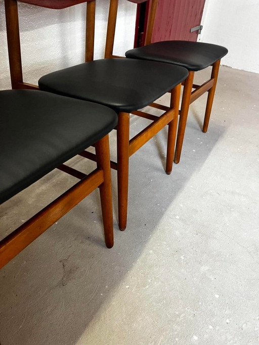 Findahl „Mosbøl“ Esszimmerstuhl Teak/Buche – eetkamerstoelen, Wood, Skai (photo 2 of 7)