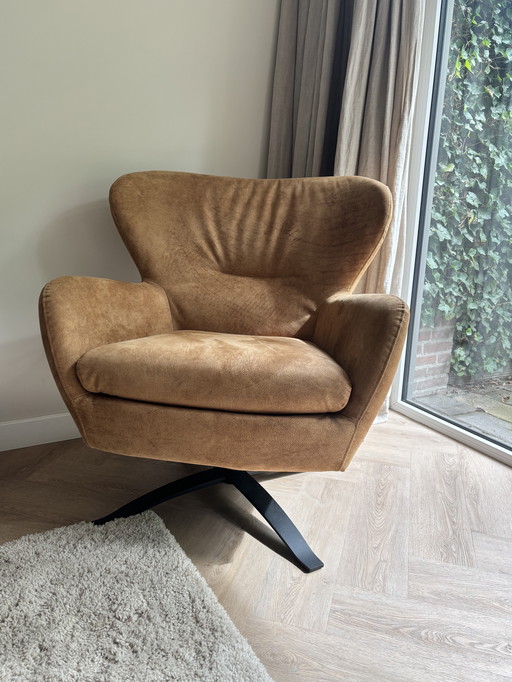 Armchair Dykk - type Tessel (Reno camel fabric)
