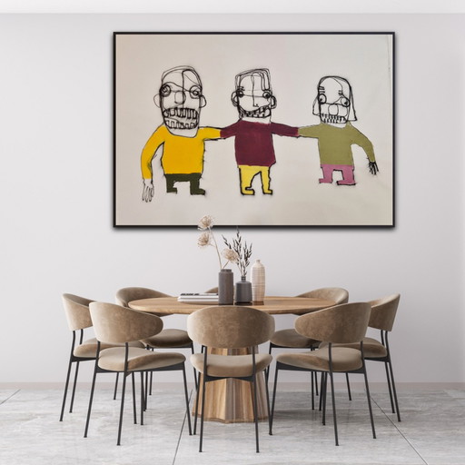 Peinture originale Hamelink : Connexion