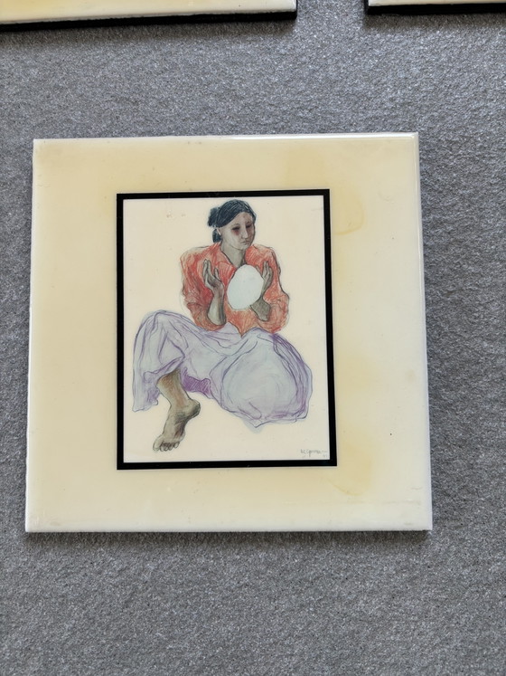 7 ceramic art tiles – Wall decoration (photo 6 of 15)