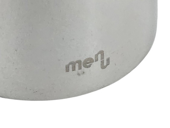 Image 1 of Menu Denmark - Mikaela Dorfel - 'Twist' candlesticks (2) - chromed steel - 2008