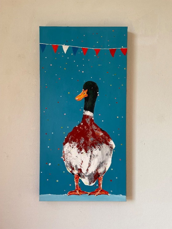 Image 1 of Painting of a runner duck
