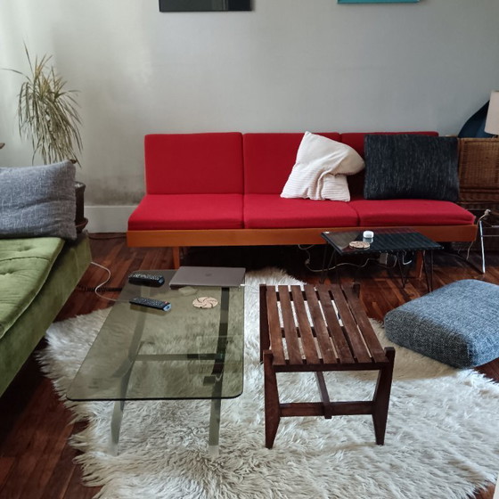 Image 1 of Vintage Wooden Side Table, France 1950