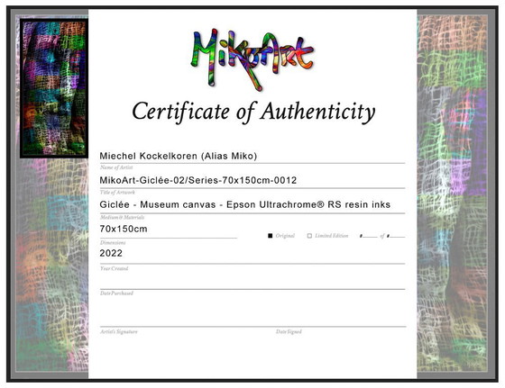 Image 1 of MikoArt-Giclée-02/Series-70x150cm-0012