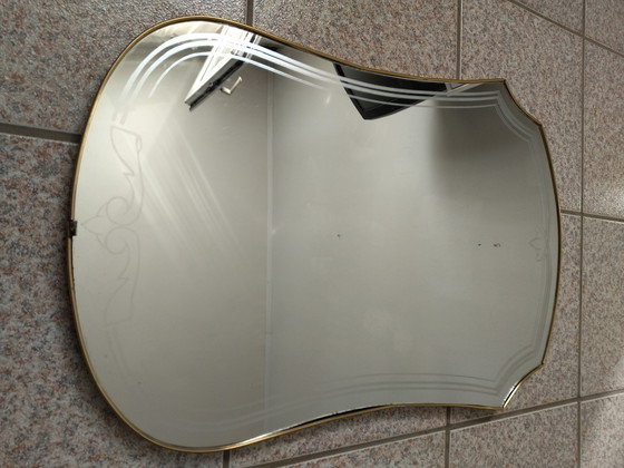 Image 1 of Antique-style wall mirror by Gio Ponti.