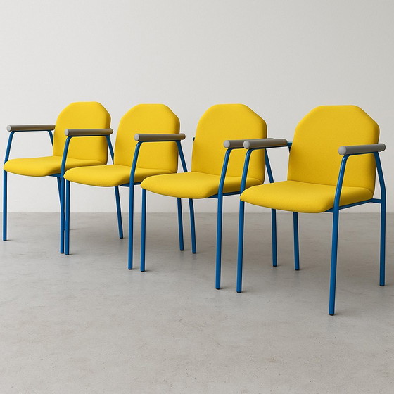 Image 1 of 4 x sedie vintage artifort (usate al NCRV)