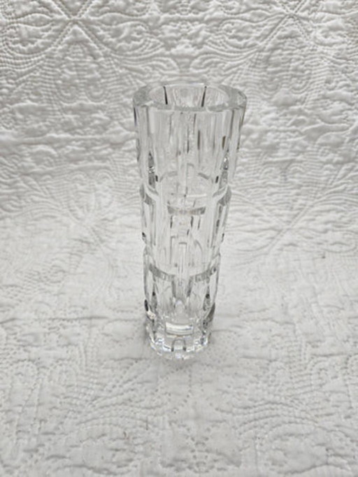 Vintage Crystal Roll Vase – vazen, Glass (photo 2 of 5)