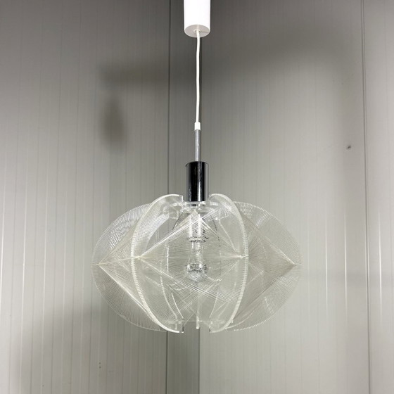 Suspension Swag de Paul Secon, Sompex années 1960, Plexiglas, Transparent (photo 11 sur 14)