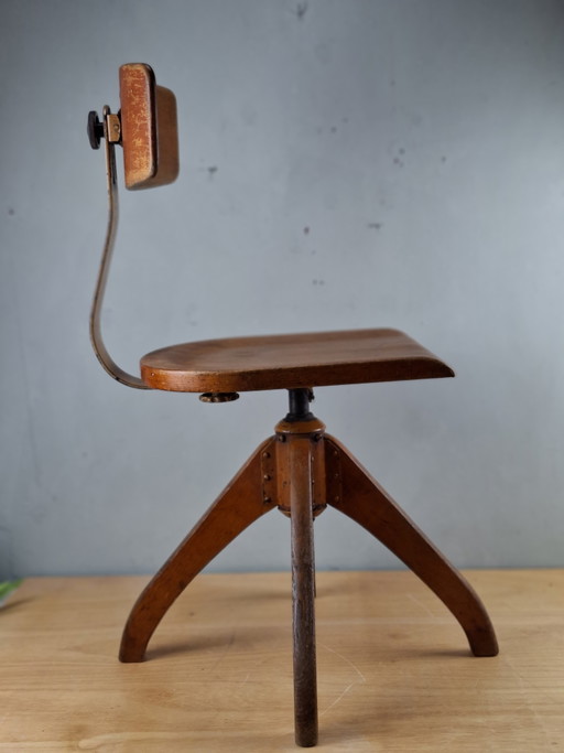 Chaise d'architecte vintage Ama Elastik '50