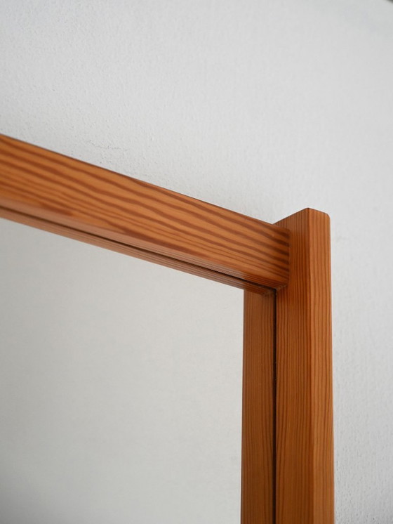Image 1 of Specchio vintage scandinavo in pino del 1960