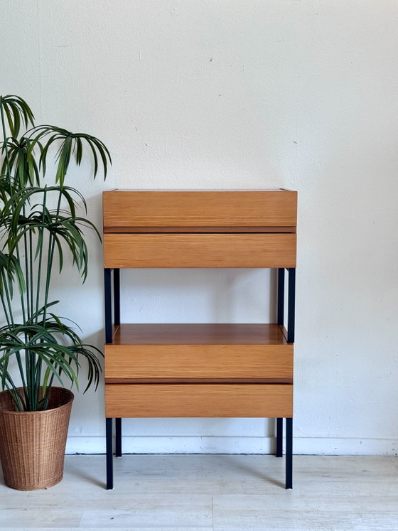 Comodini Minimalisti Vintage Anni '60 – Wood, Metal (photo 11 of 11)