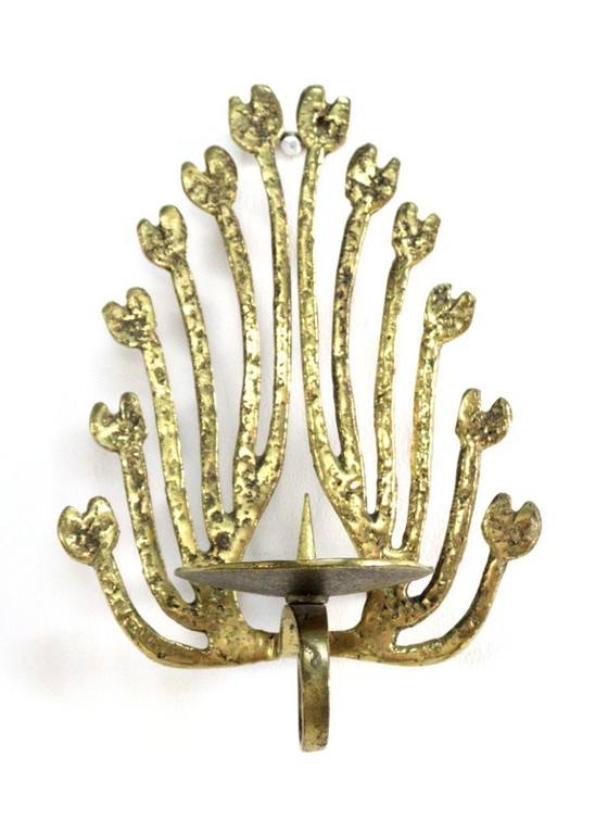 Image 1 of Brass vintage wall sconce