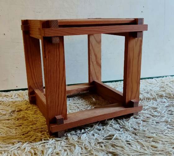 Massief Houten Salontafel - Midden 20e Eeuw – Wood (photo 5 of 6)