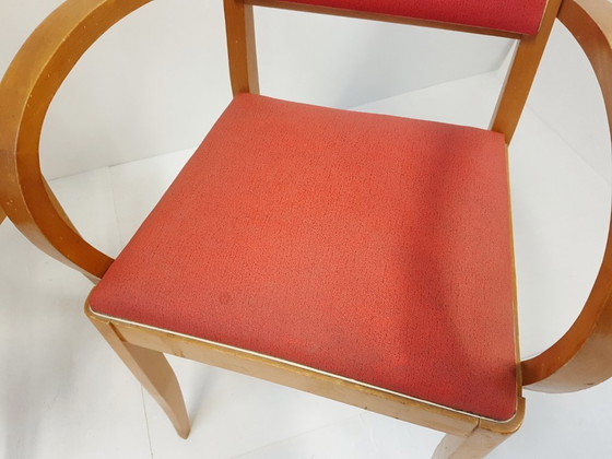 Image 1 of PAAR VINTAGE FRANSE BRIDGE FAUTEUILS JAREN 50 ROCKABILLY JAREN 50 1950