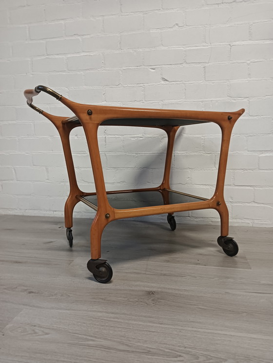 Image 1 of Ico Parisi pour Angelo de Baggis, Chariot de Service Vintage 