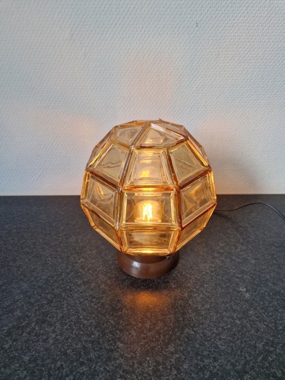 Image 1 of Vintage grote Glashutte Limburg Helena Tynell lamp