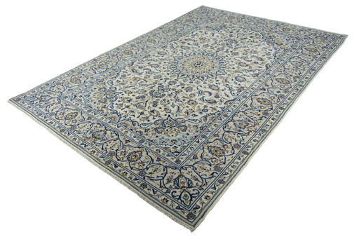 Hand-knotted Kashan cork oriental rug - 296 x 201 cm - Fine & Elegant