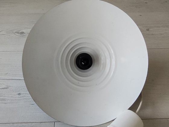 Image 1 of Blue lacquered metal pendant light