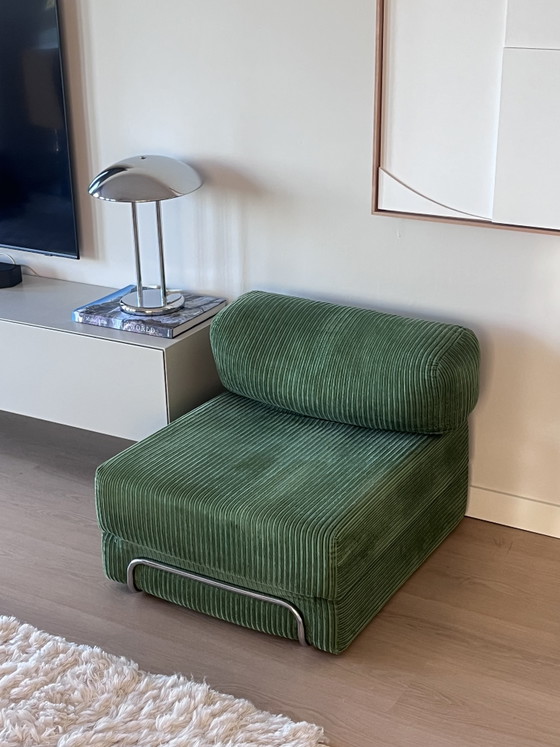 Image 1 of Vintage jaren 70 modulaire sofa | daybed | groen corduroy
