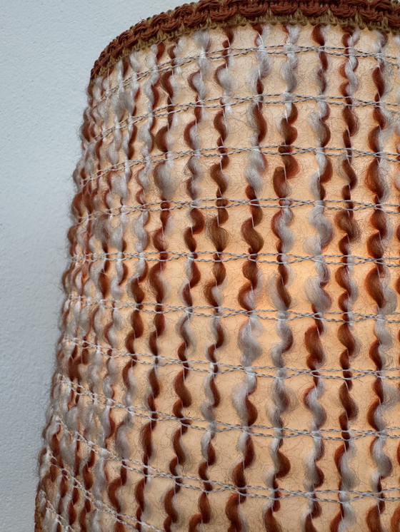 Image 1 of 1960s gilded wooden candlestick lamp