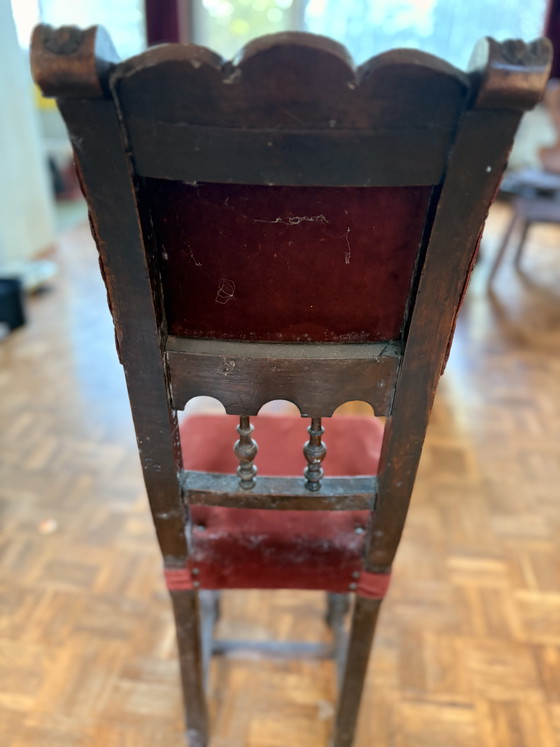 Image 1 of Antiker Hochstuhl – Viktorianischer/Renaissance-Stil