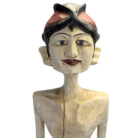 Coppia monumentale di icone nuziali giavanesi – Loro Blonyo – 100 cm – 11 kg – Sculture, Mid Century Modern (photo 9 of 10)