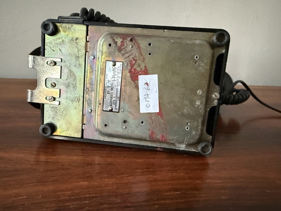 Image 1 of Teléfono PTT francés de 1961 – Diseño industrial de baquelita con timbre externo